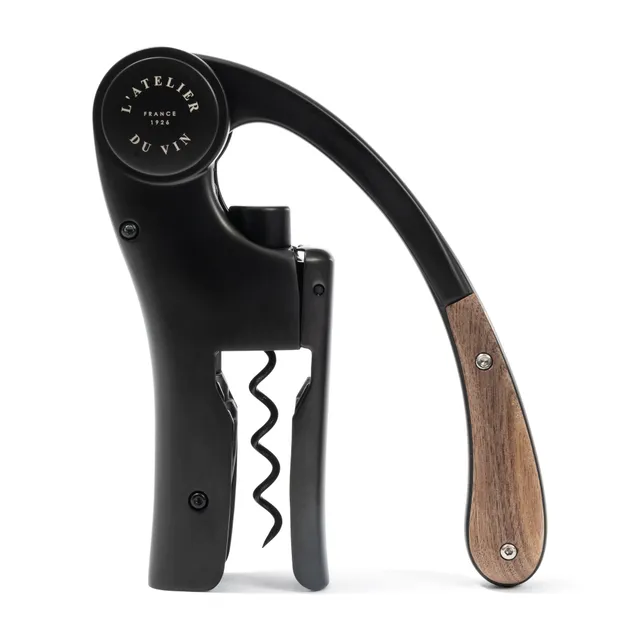 l-atelier-du-vin-oeno-motion-wood-black-tire-bouchon-levier image 1