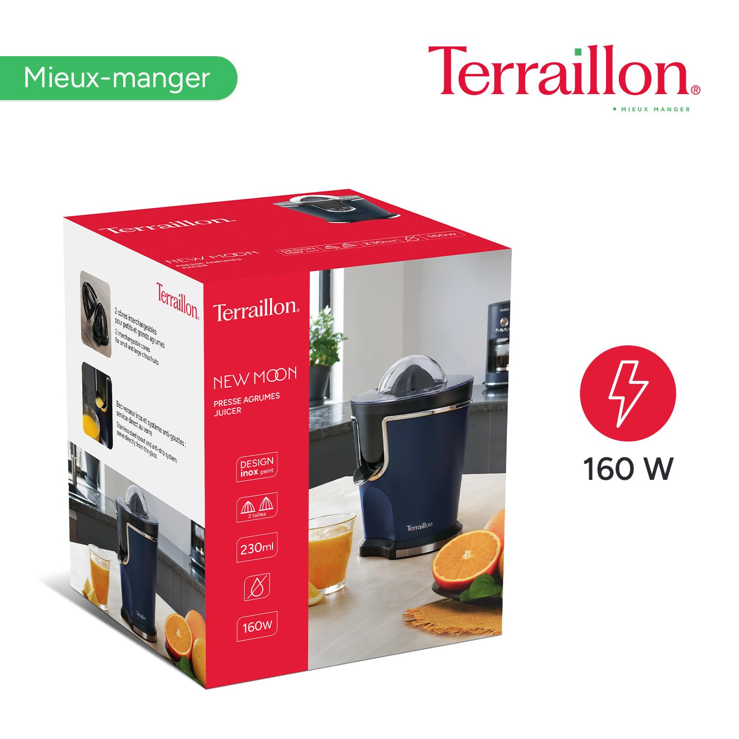 terraillon-new-moon-presse-agrumes-lectronique-160-w-bleu-2-c-nes-r-servoir-300- image 6