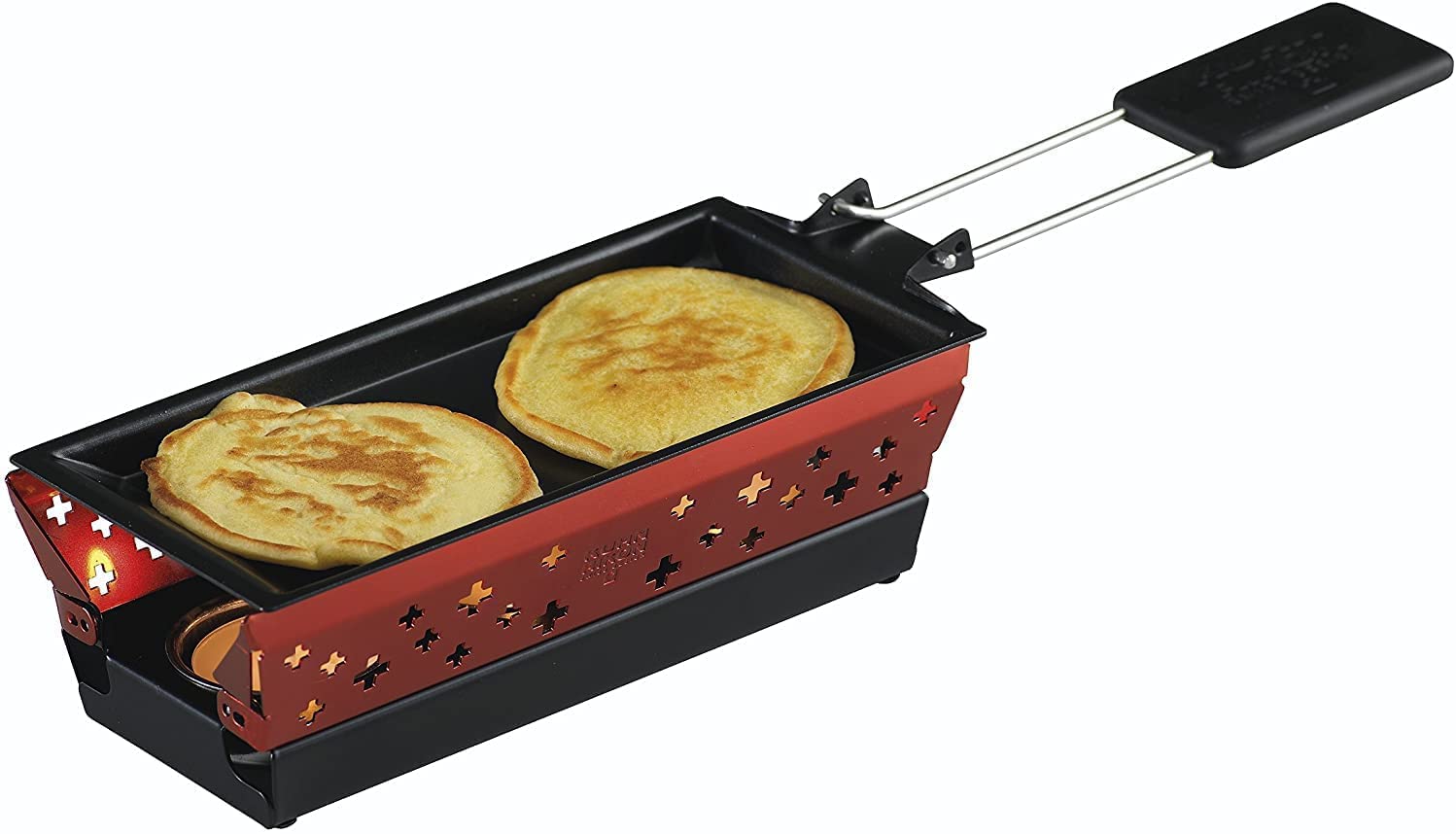 kuhn-rikon-mini-set-raclette-individuel-aluminium-rouge image 2