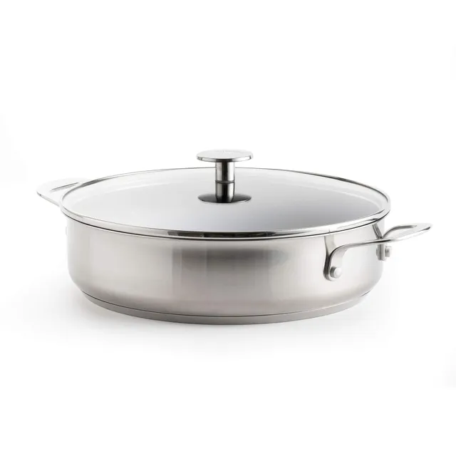 kitchenaid-sauteuse-antiadh-sive-3-couches-28-cm-4-3-l-inox image 1