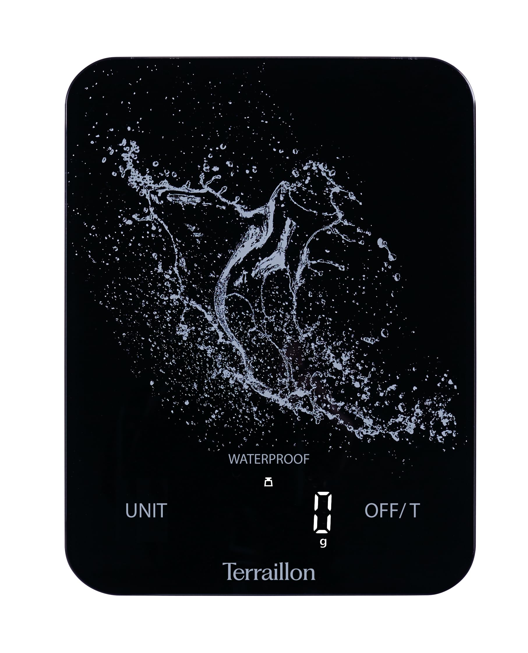 terraillon-aqua-resist-balance-de-cuisine-tanche-ip67-8-kg-noir image 1