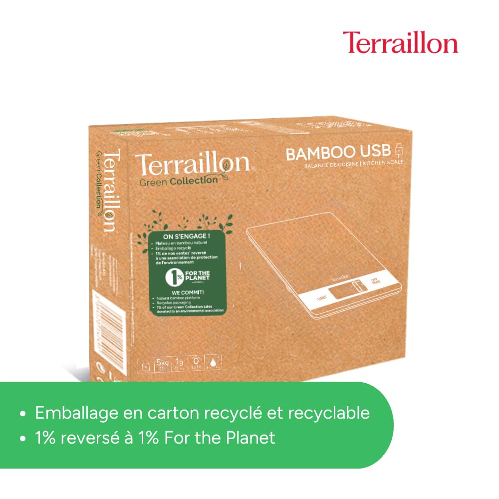 terraillon-bamboo-usb-c-balance-cuisine-bambou-3-kg image 7
