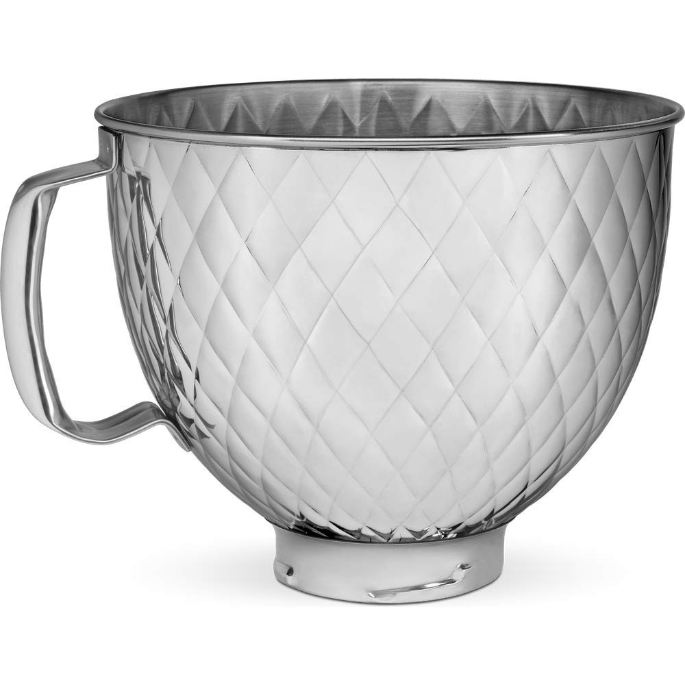 kitchenaid-5ksm5ssbqb-bol-4-8-l-quilted-inox-pour-batteur-sur-socle image 1