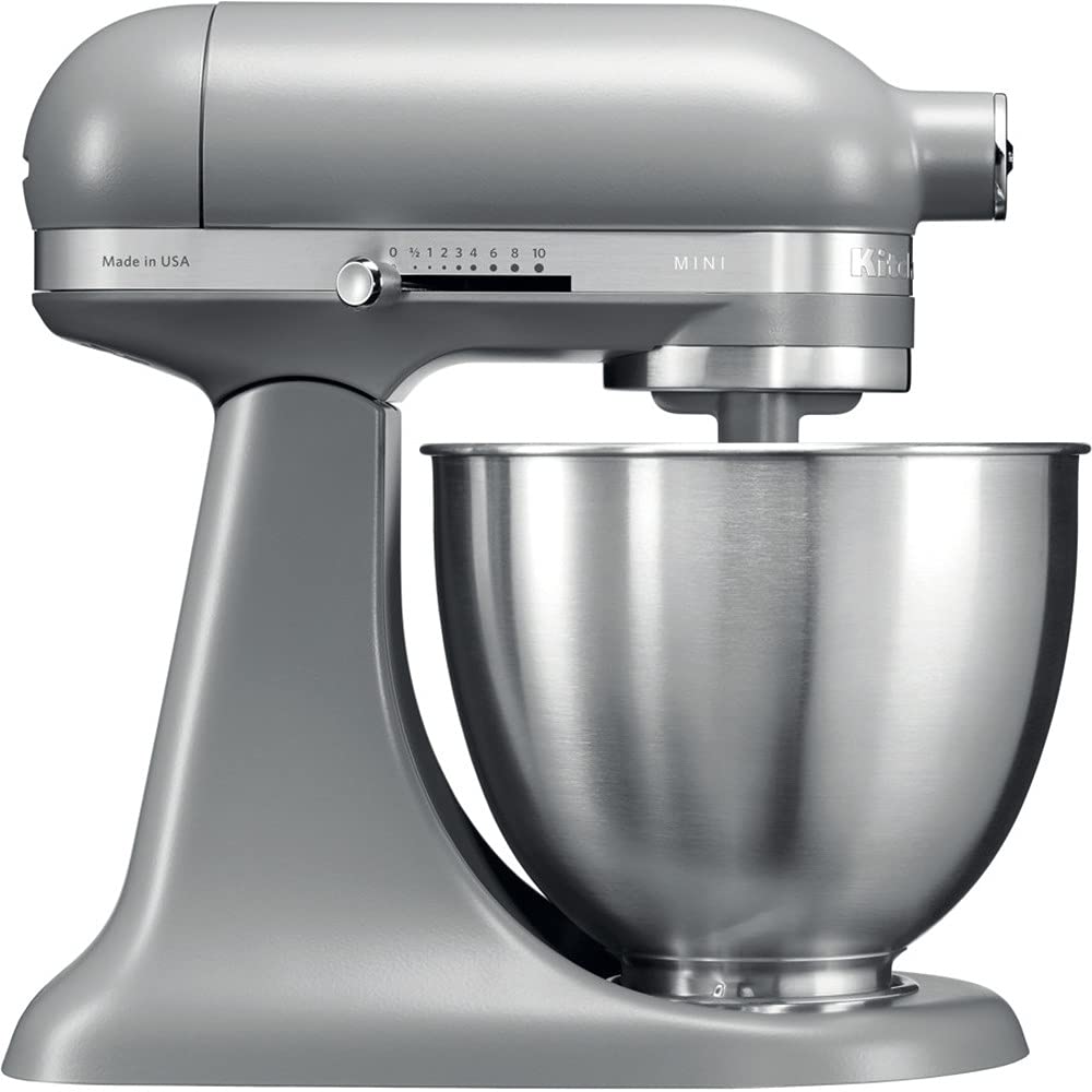 kitchenaid-mini-robot-p-tissier-3-3-l-gris-mat-5ksm3311xefg image 1