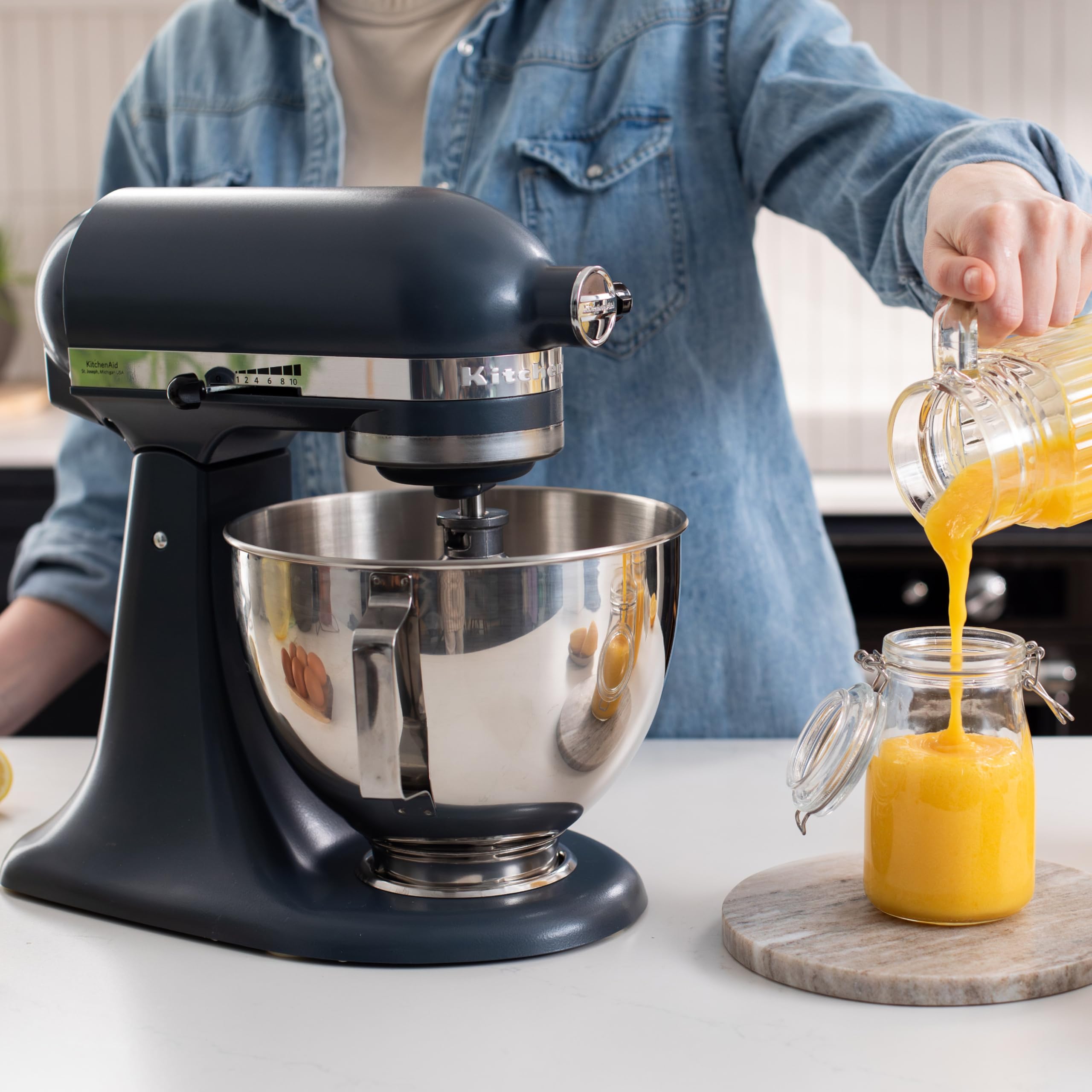 kitchenaid-classic-robot-p-tissier-4-3-l-bleu-acier image 3
