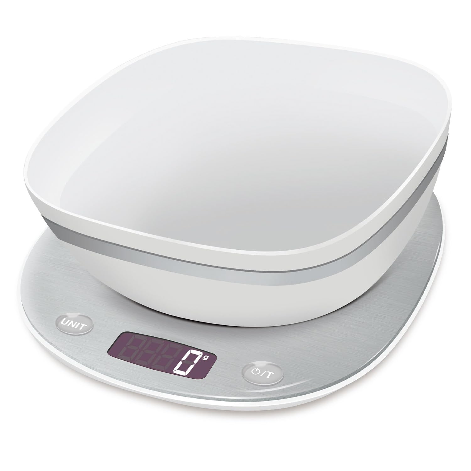 terraillon-macaron-glac-e-bol-balance-cuisine-inox-5-kg image 1
