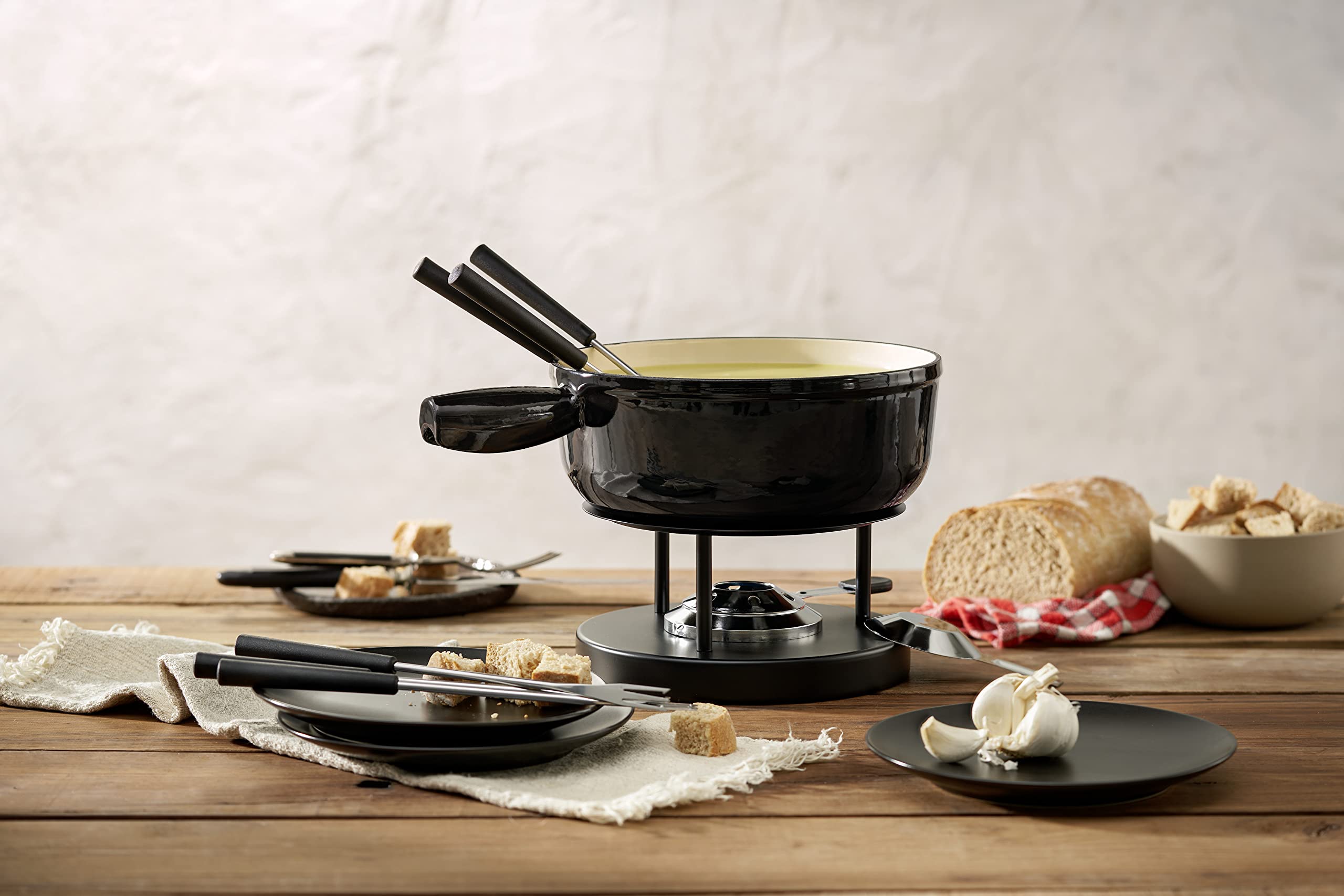 kuhn-rikon-caquelon-fondue-savoyarde-fonte-maill-e-20-cm-induction image 2