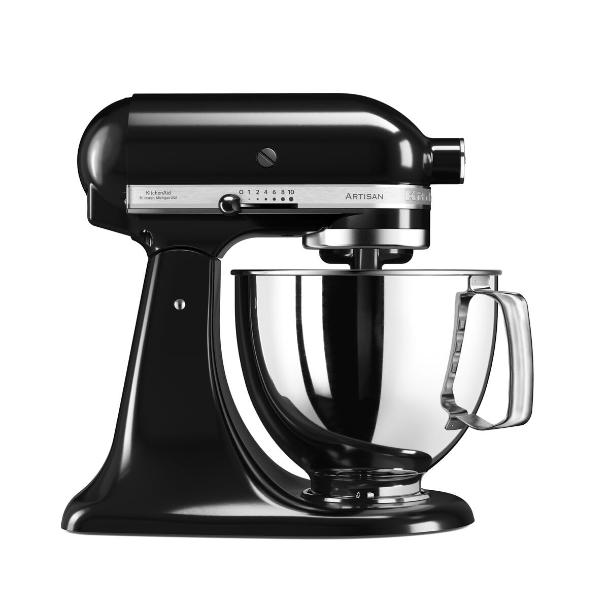 kitchenaid-artisan-5ksm125-robot-p-tissier-4-8-l-noir-onyx image 1