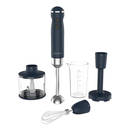 terraillon-new-moon-mixeur-plongeant-1000w-bleu-presse-pur-e-hachoir-600-ml image 7