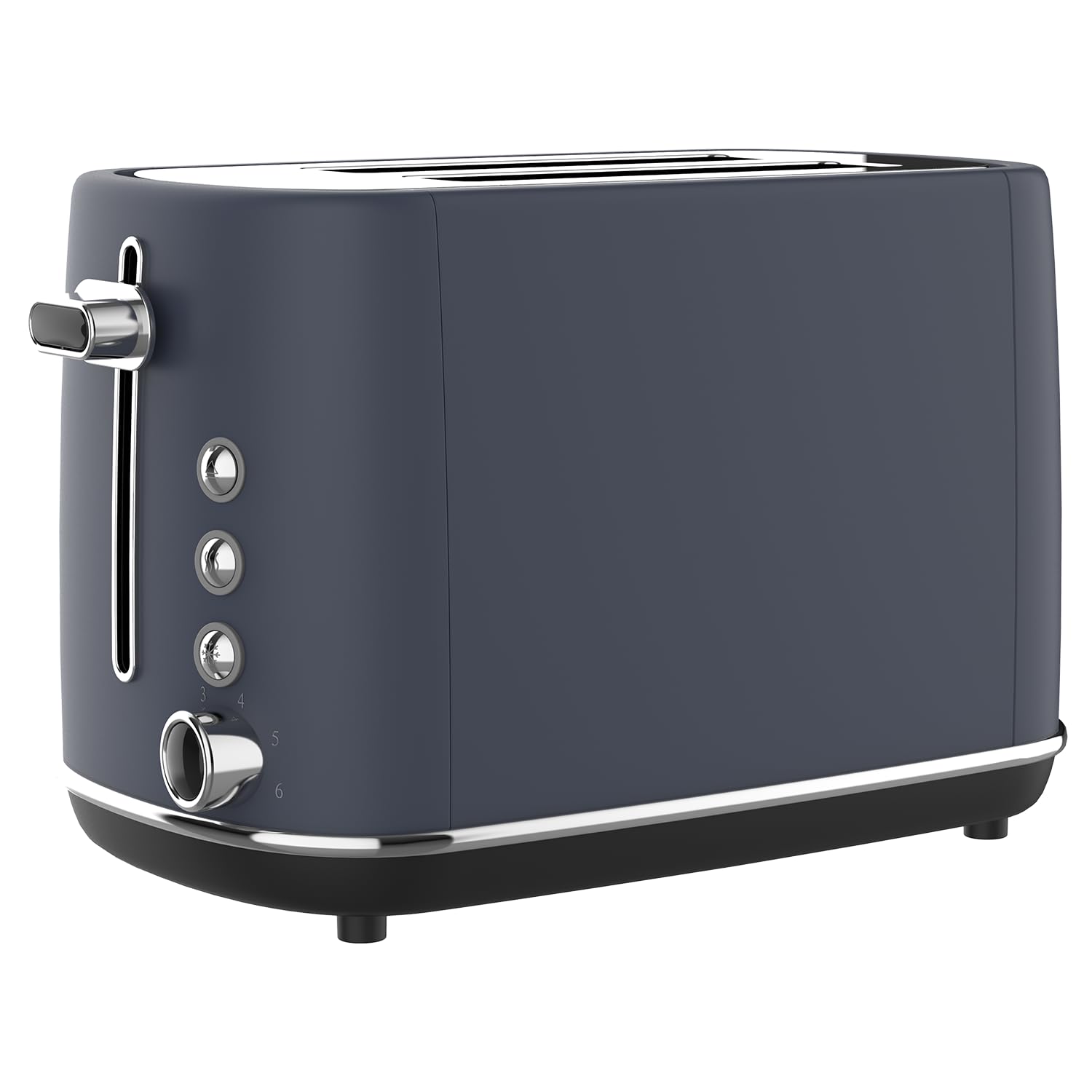 terraillon-grille-pain-new-moon-2-fentes-inox-1050w image 1
