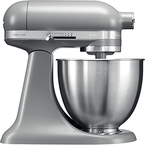 kitchenaid-mini-robot-p-tissier-3-3-l-gris-mat-5ksm3311xefg image 2