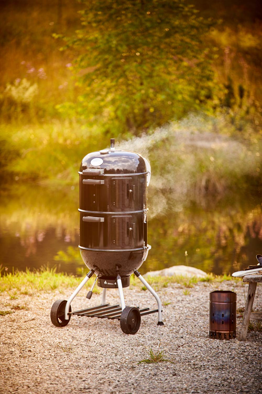 r-sle-smoker-no-1-f50-s-gril-charbon-2x-50-cm-avec-r-servoir-eau-7-l image 8