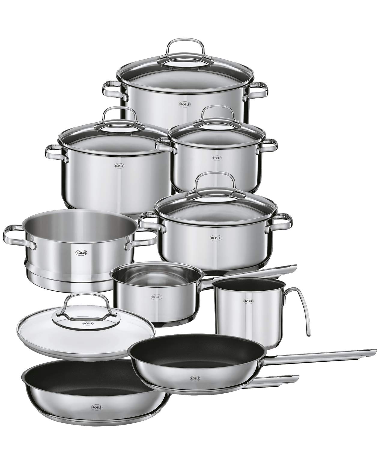 r-sle-elegance-batterie-cuisine-inox-18-10-9-pi-ces-induction image 1