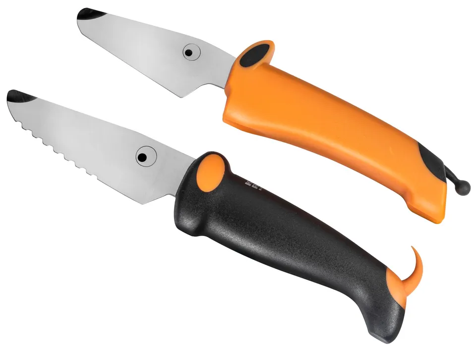 kuhn-rikon-kinderkitchen-set-2-couteaux-chien-enfant-noir-et-orange image 1