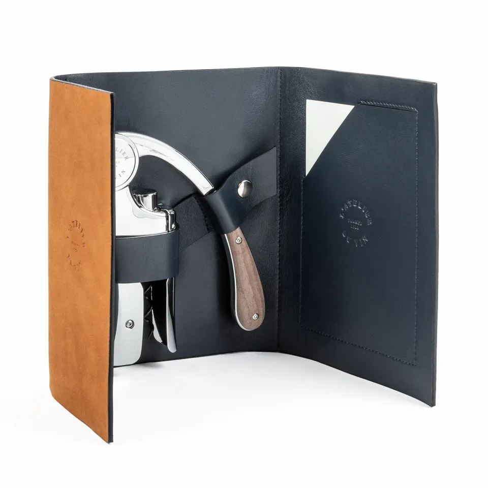 l-atelier-du-vin-oeno-motion-nomad-trousse-cuir-avec-tire-bouchon-wood-chrome image 1