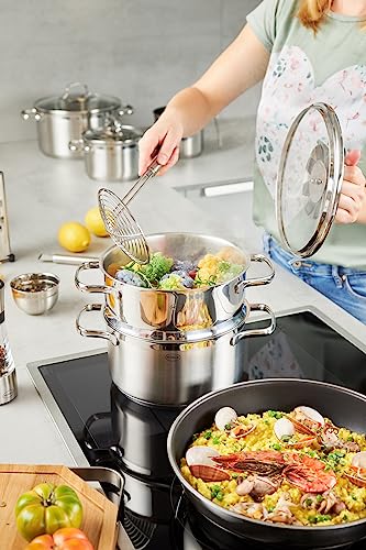 r-sle-elegance-wok-inox-28-cm-rev-tement-c-ramique-procera-3-l-induction image 6