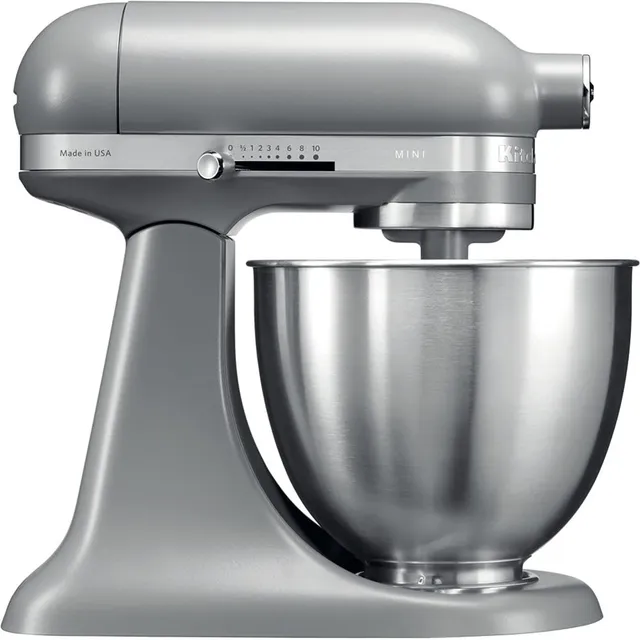 kitchenaid-mini-robot-p-tissier-3-3-l-gris-mat-5ksm3311xefg image 1