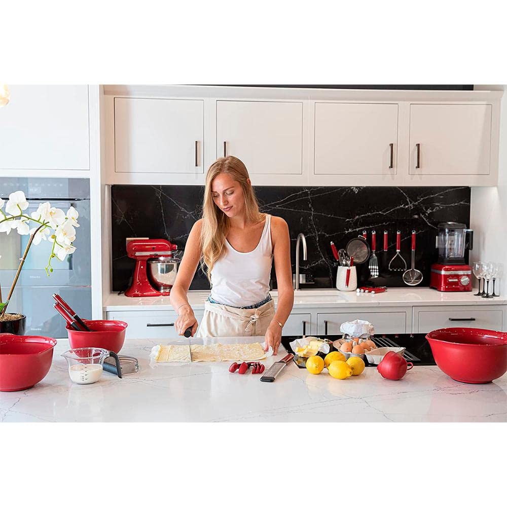 kitchenaid-kit-3-bols-m-langeurs-plastique-2-4-l-3-3-l-4-3-l-rouge-cerise image 3