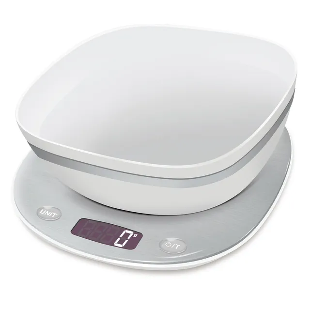 terraillon-macaron-glac-e-bol-balance-cuisine-inox-5-kg image 1