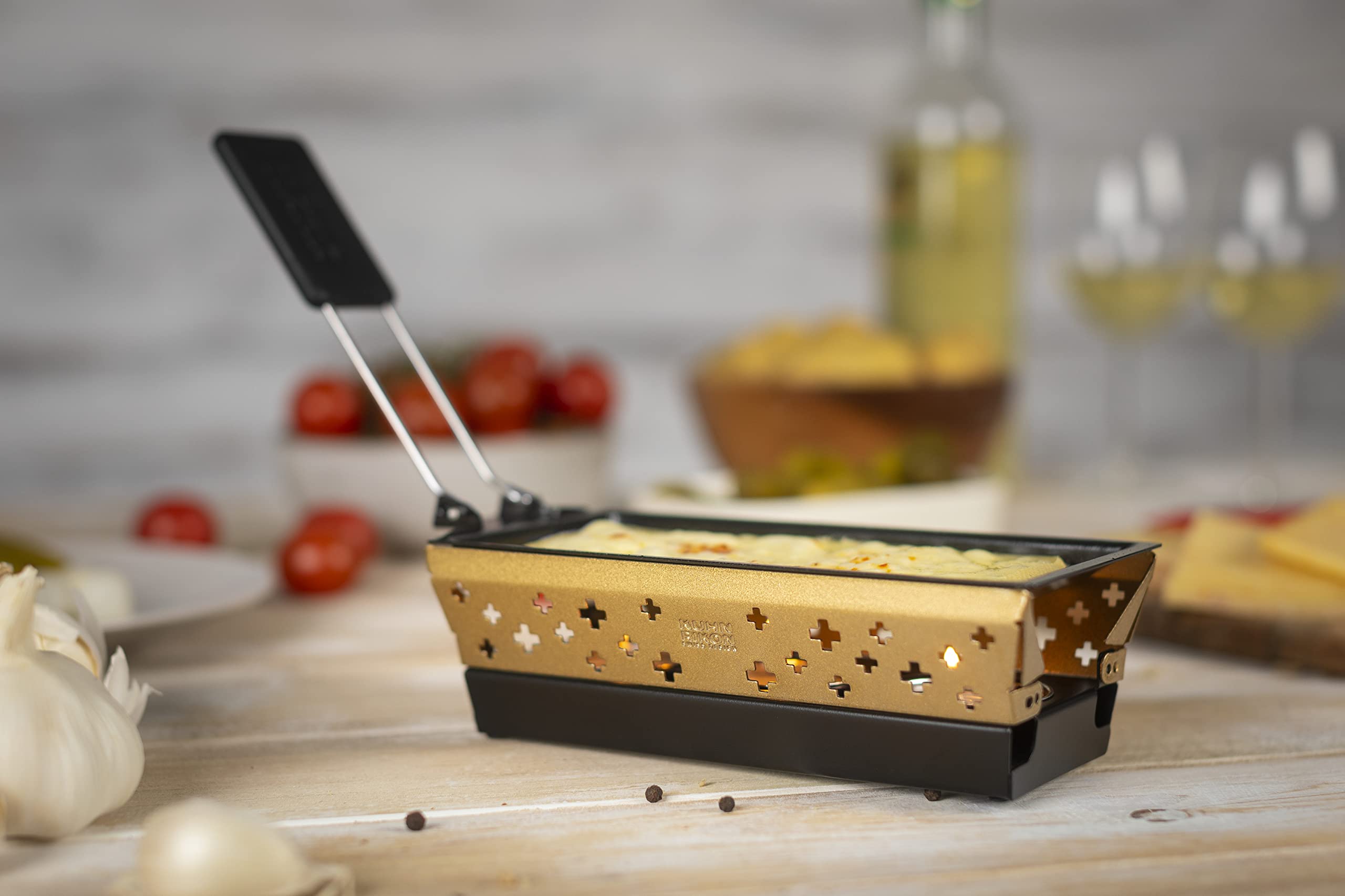 kuhn-rikon-mini-set-raclette-individuel-croix-suisse-dor-e-bougies image 5