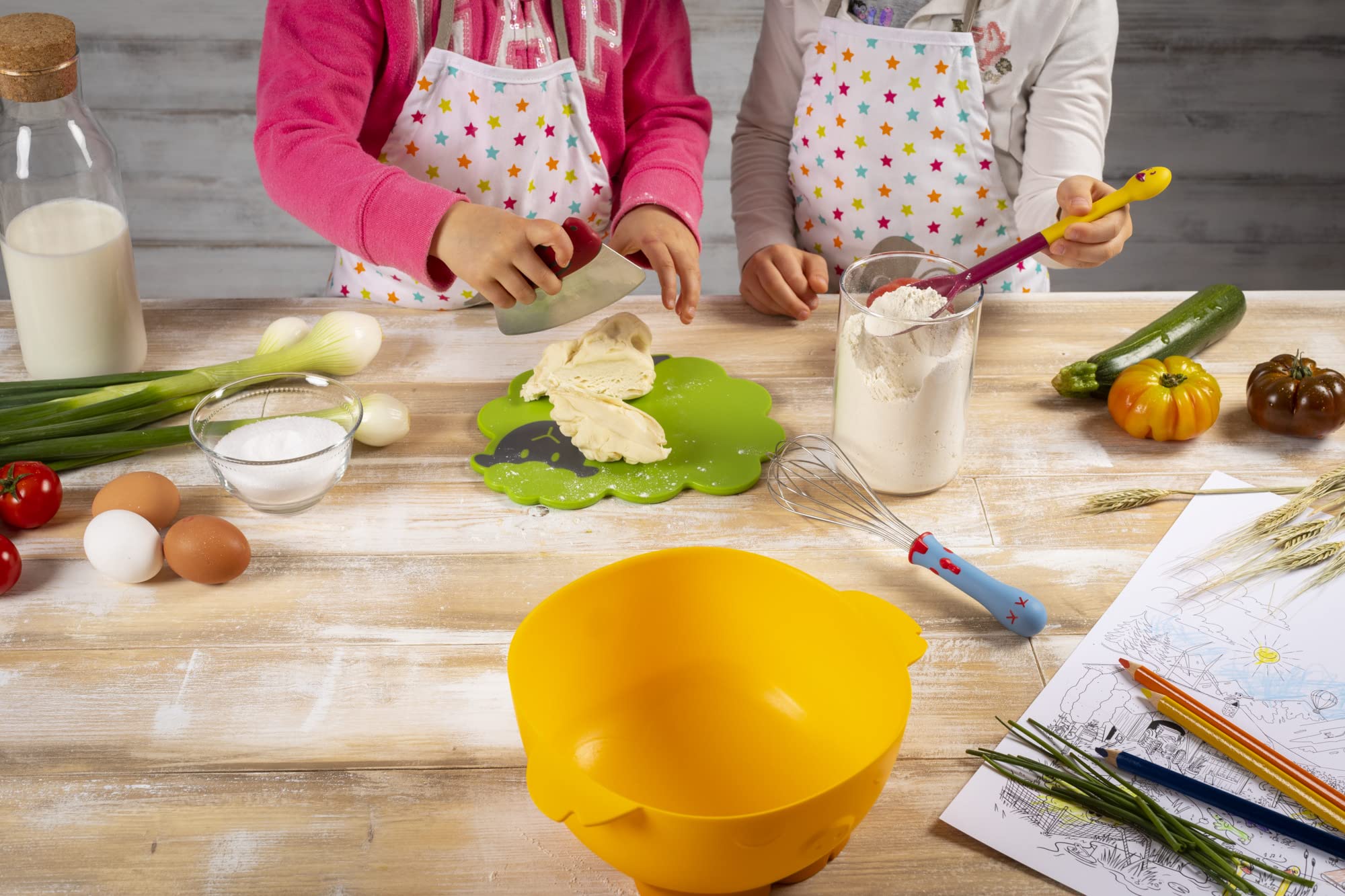 kuhn-rikon-kinderkitchen-planche-d-couper-mouton-verte-enfant image 7
