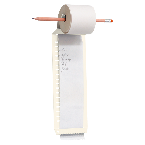l-atelier-du-vin-bloc-notes-mural-blanc-en-rouleau-notes-l-infini image 1