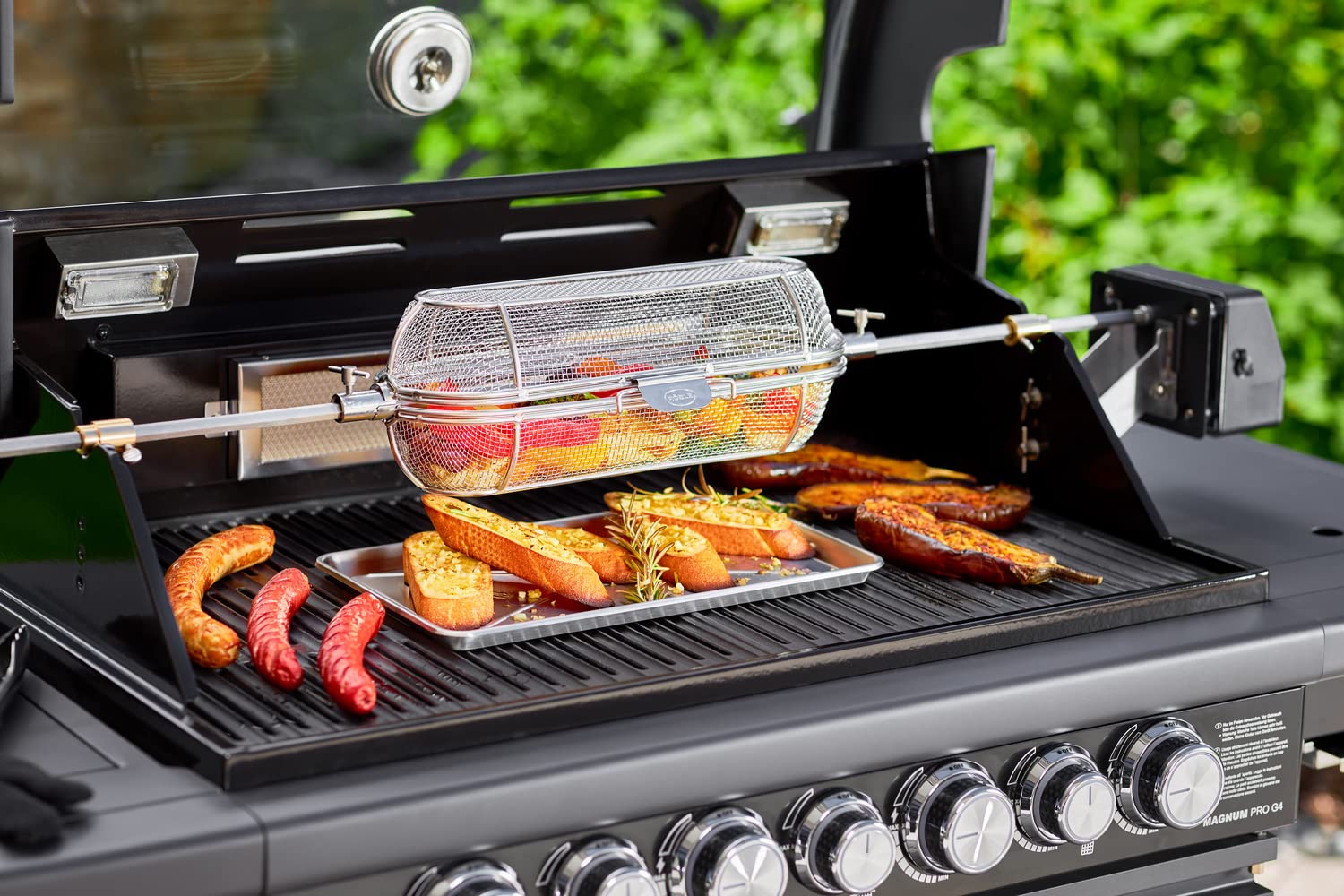r-sle-plat-universel-inox-18-10-36-x-20-cm-barquette-marinade-et-gouttoir-barbec image 2