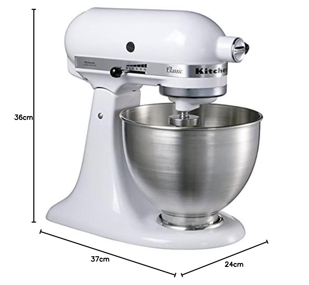 kitchenaid-classic-5k45sse-robot-p-tissier-4-3-l-blanc-275-w image 7