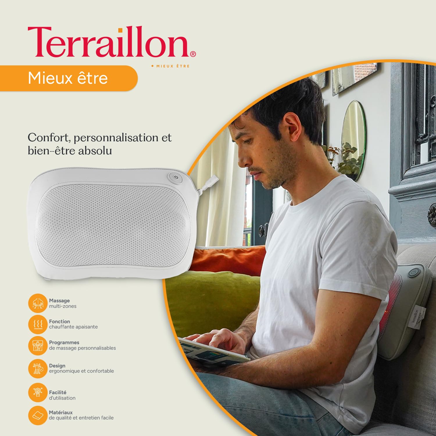 terraillon-multi-massager-coussin-massant-chauffant-shiatsu-4-t-tes-gris image 3