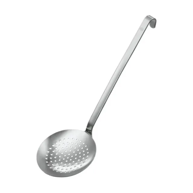 r-sle-cumoire-plate-gros-trous-inox-18-10-12-cm image 1