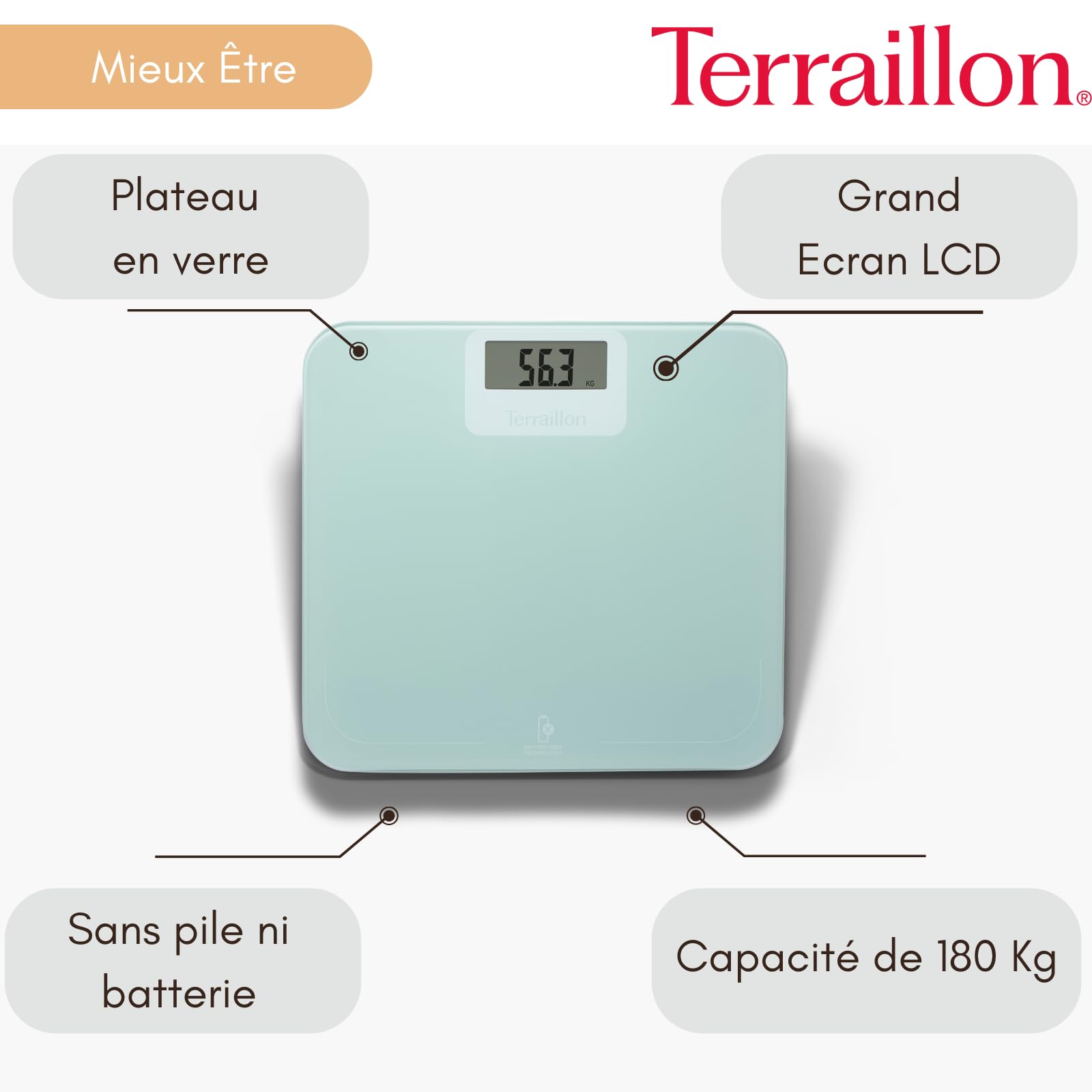 terraillon-power-free-p-se-personne-dynamo-sans-piles-180-kg-verre-vert-pastel image 2