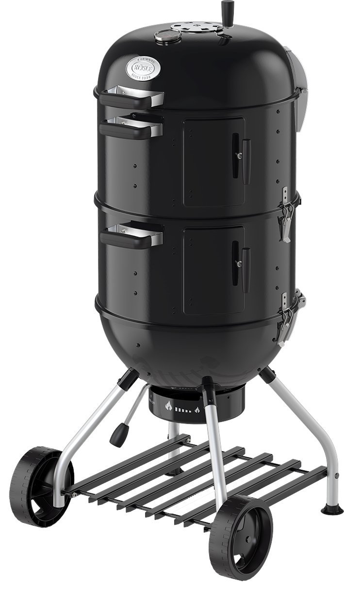 r-sle-smoker-no-1-f50-s-gril-charbon-2x-50-cm-avec-r-servoir-eau-7-l image 1