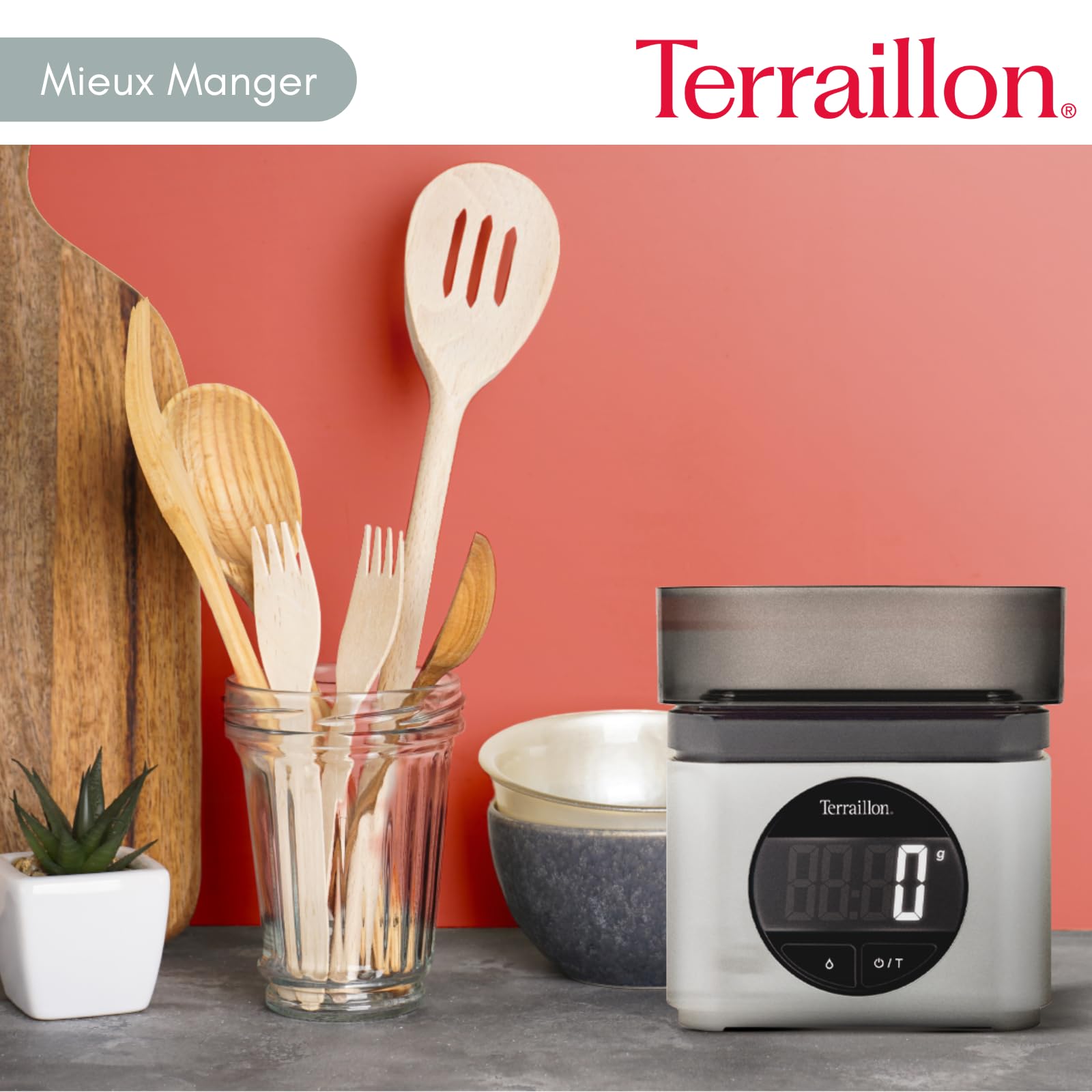 terraillon-ba22-mythique-balance-de-cuisine-lectronique-avec-bol-0-7-l-grise image 4