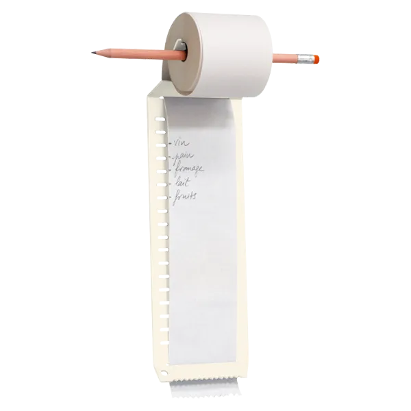 l-atelier-du-vin-bloc-notes-mural-blanc-en-rouleau-notes-l-infini image 1