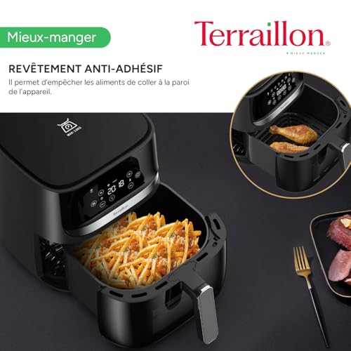 terraillon-cook-fry-smart-air-fryer-5-7l-1700w-avec-balance image 7