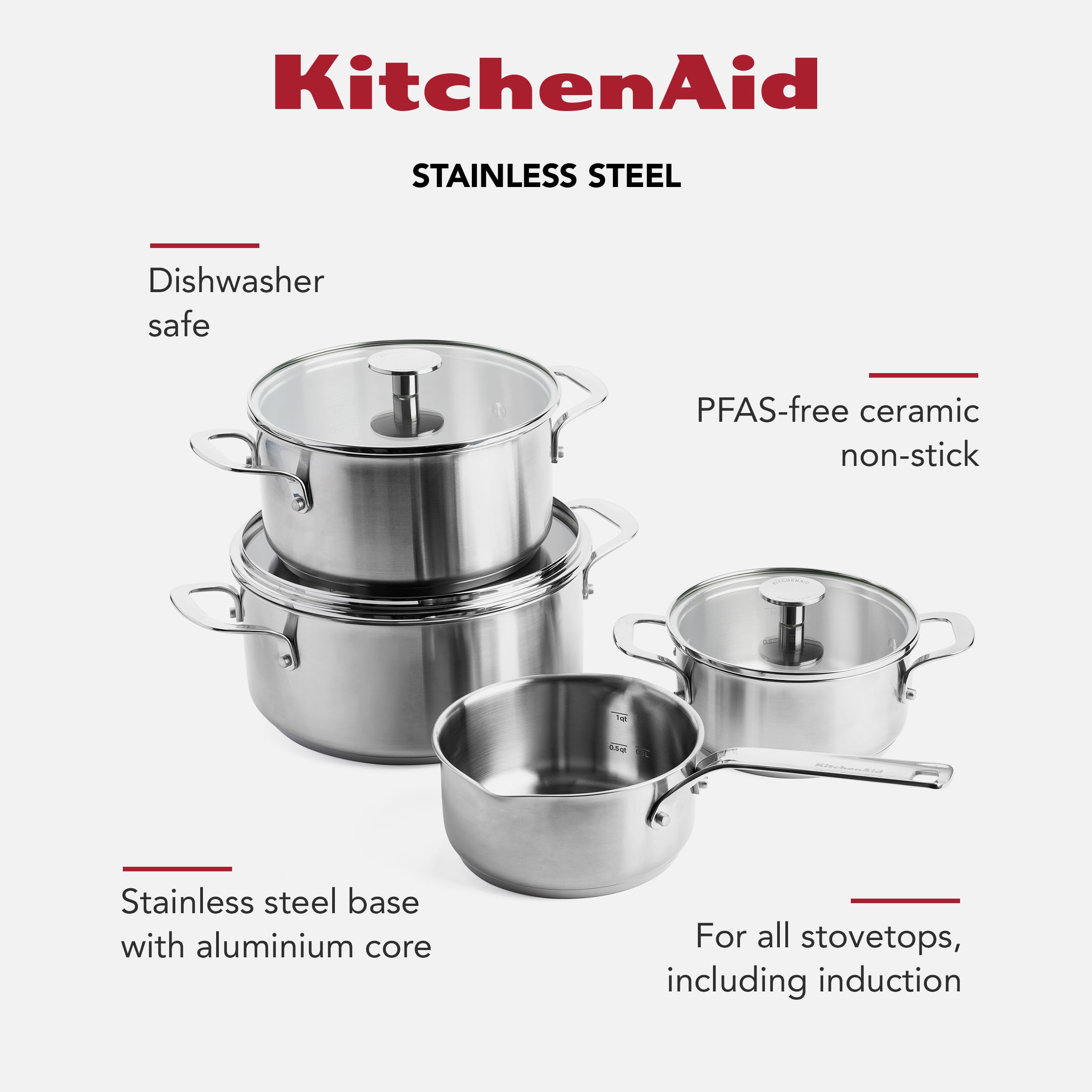 kitchenaid-stainless-steel-batterie-de-cuisine-7-pi-ces-inox-antiadh-sive-argent image 4