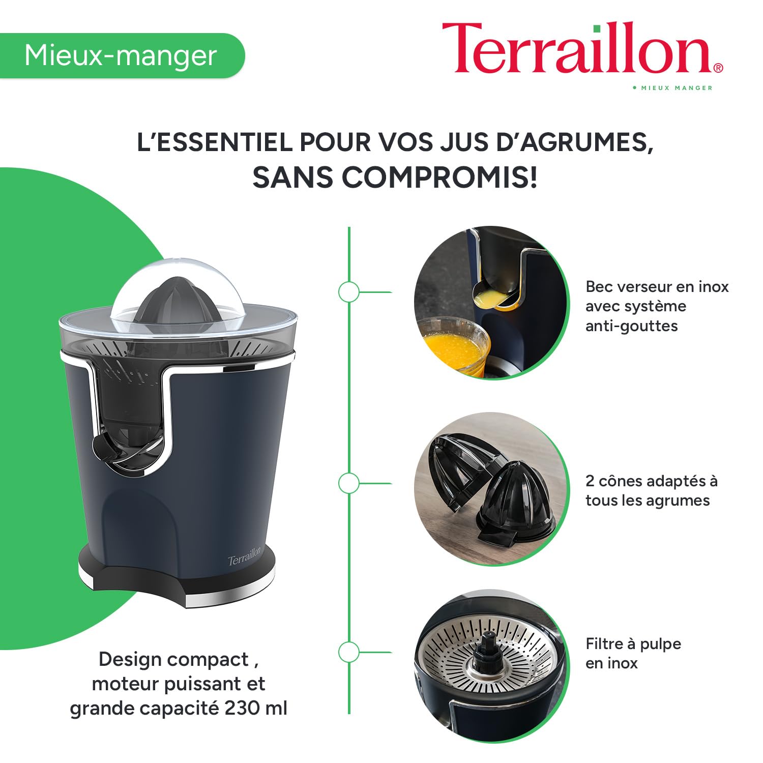terraillon-new-moon-presse-agrumes-lectronique-160-w-bleu-2-c-nes-r-servoir-300- image 3