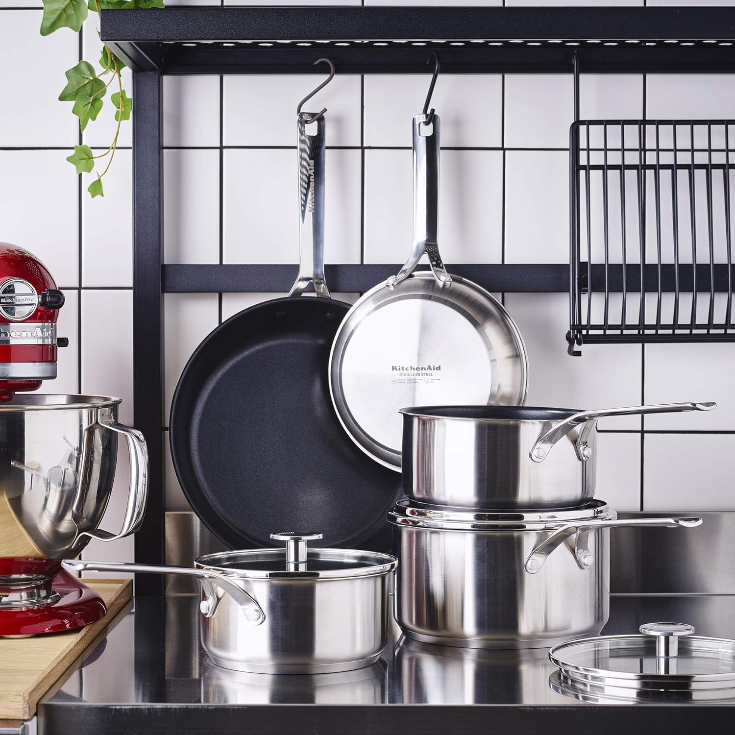 kitchenaid-stainless-steel-batterie-de-cuisine-5-pi-ces-inox-multi-clad-inductio image 2