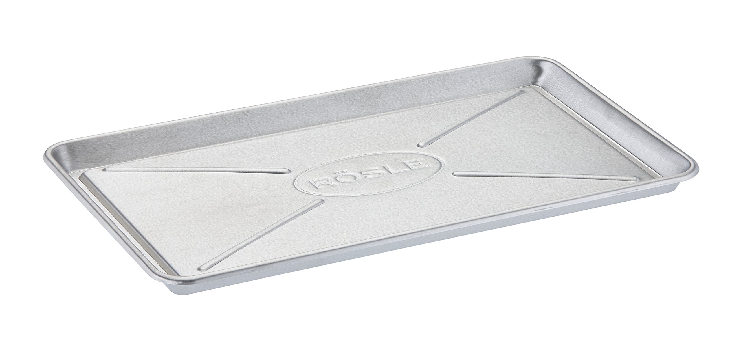 r-sle-plat-universel-inox-18-10-36-x-20-cm-barquette-marinade-et-gouttoir-barbec image 1