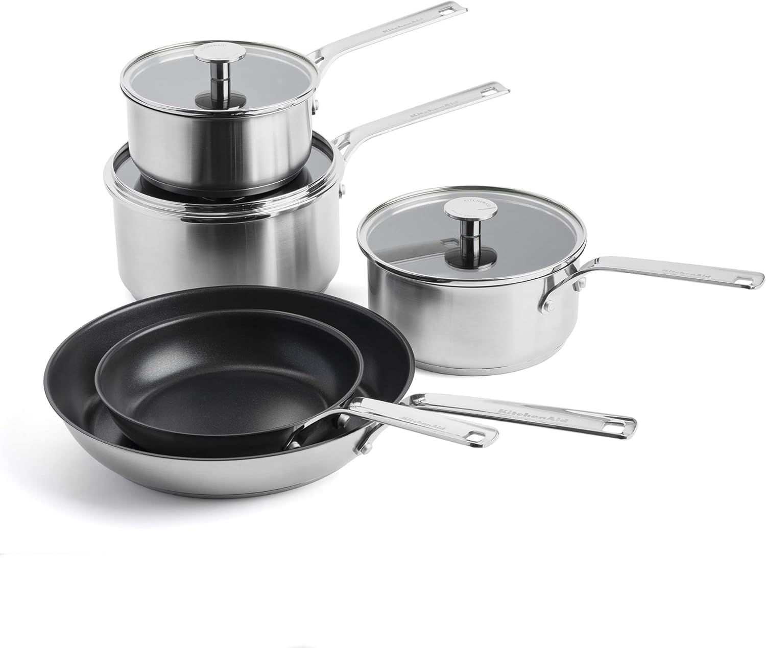 kitchenaid-stainless-steel-batterie-de-cuisine-5-pi-ces-inox-multi-clad-inductio image 1
