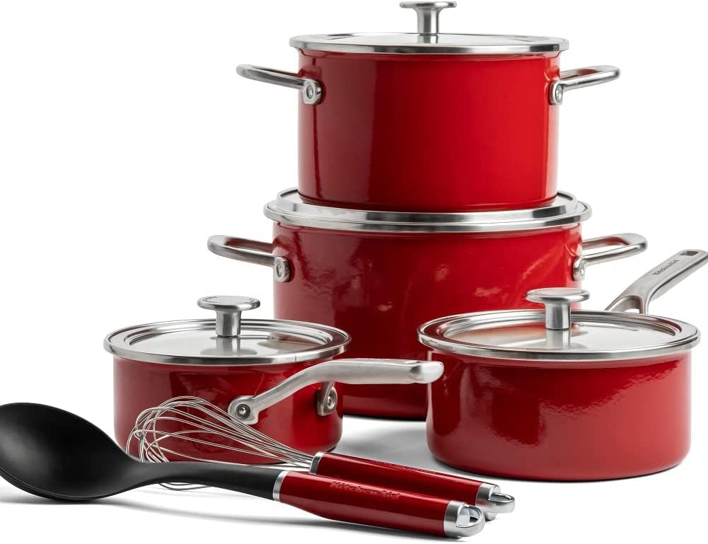 kitchenaid-steel-core-enamel-cocotte-20-cm-3-7-l-cr-me-d-amande image 5