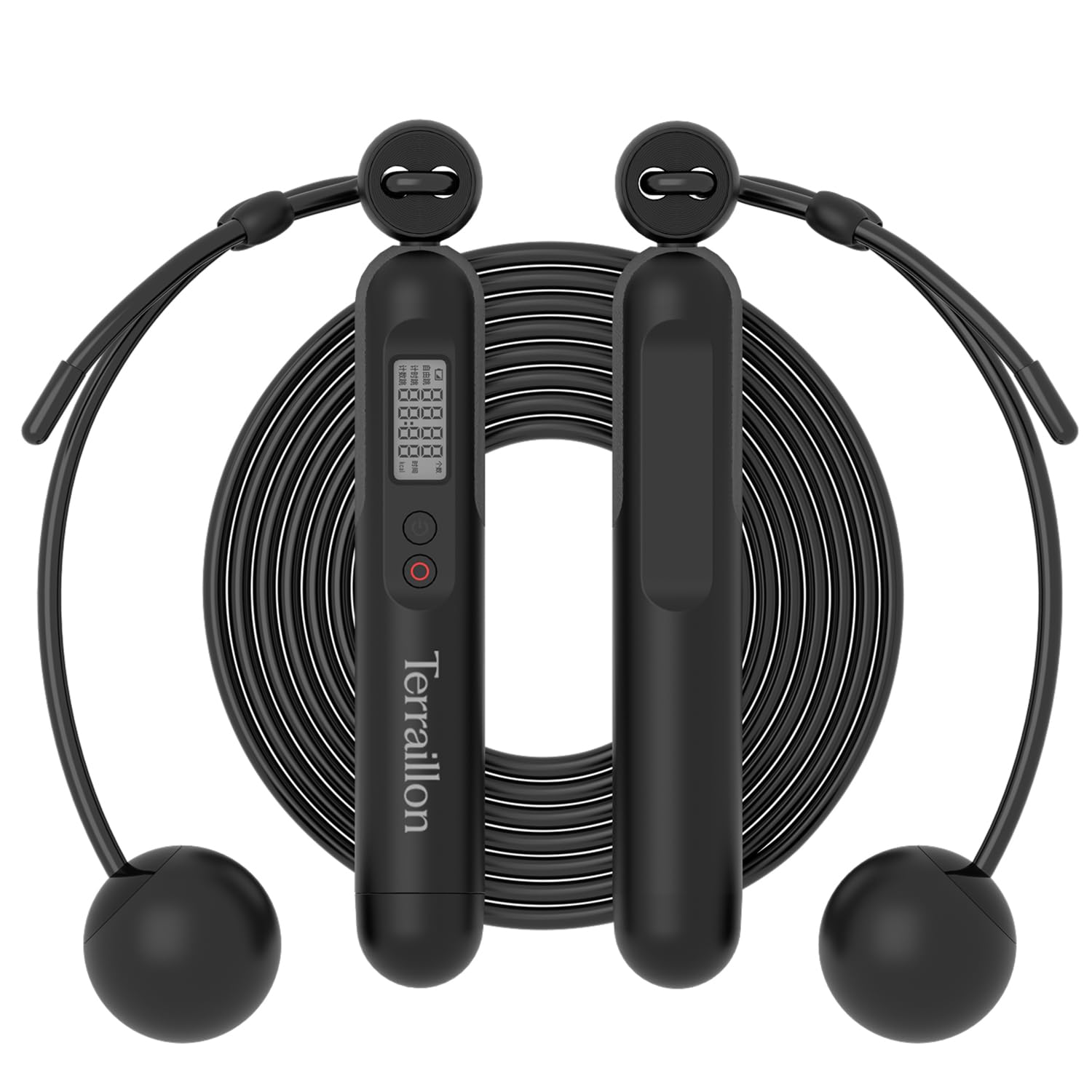 terraillon-gymfit-rope-corde-sauter-connect-e-bluetooth-avec-corde-3m-et-balles- image 1
