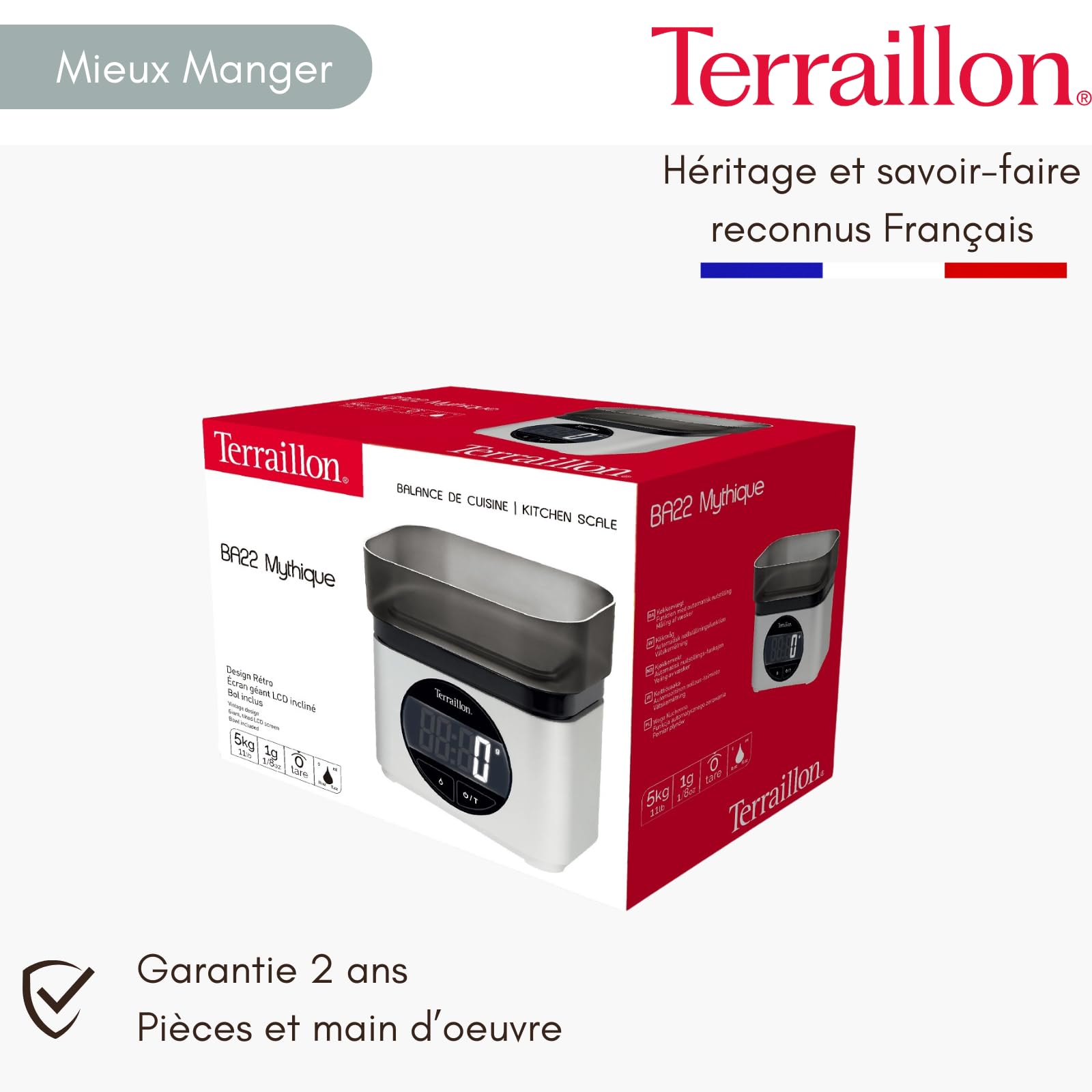 terraillon-ba22-mythique-balance-de-cuisine-lectronique-avec-bol-0-7-l-grise image 6