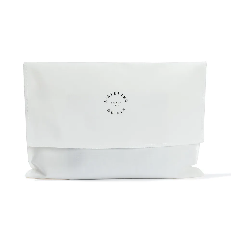l-atelier-du-vin-pochette-textile-blanche-rangement-r-utilisable-pour-tire-bouch image 1