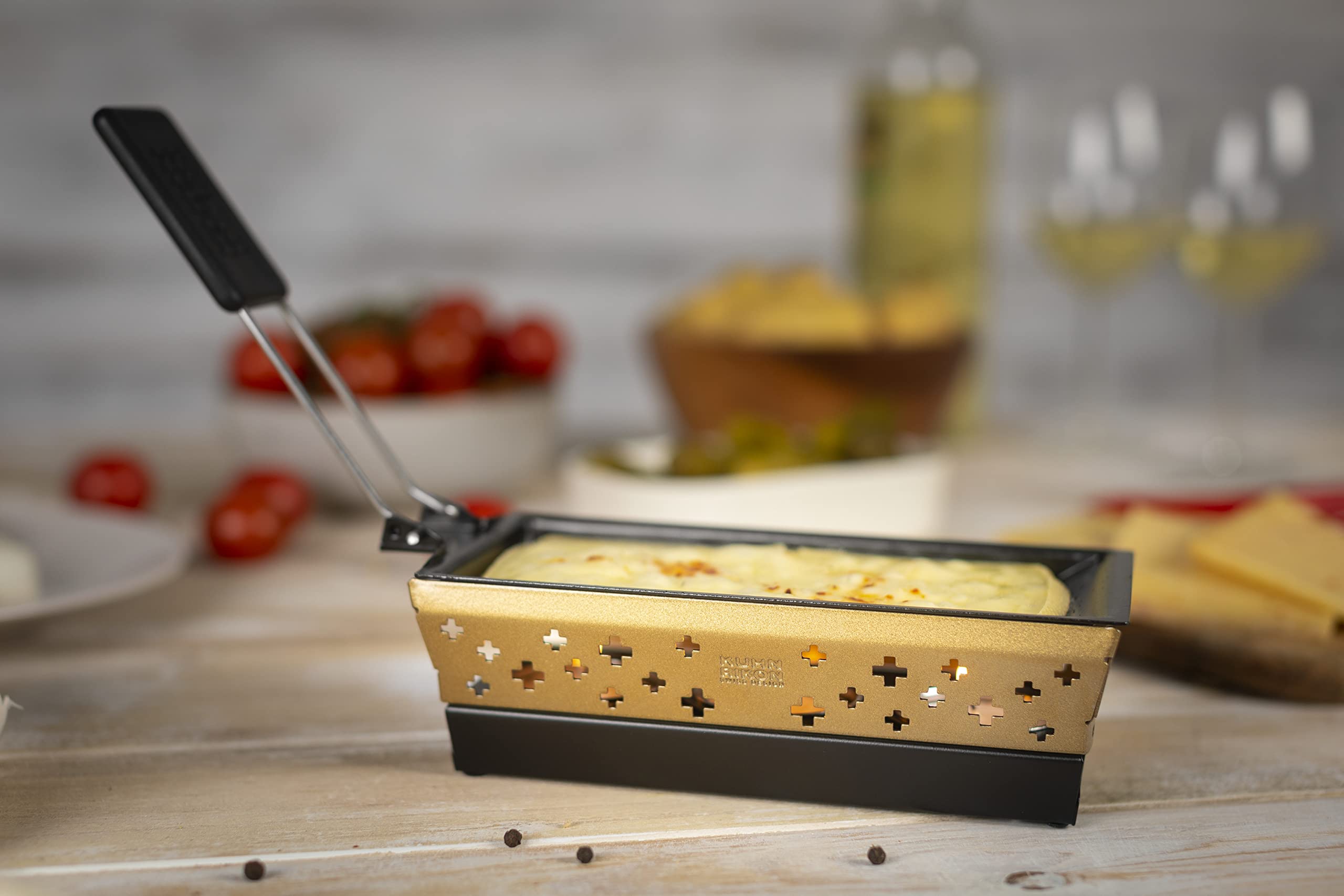 kuhn-rikon-mini-set-raclette-individuel-croix-suisse-dor-e-bougies image 4