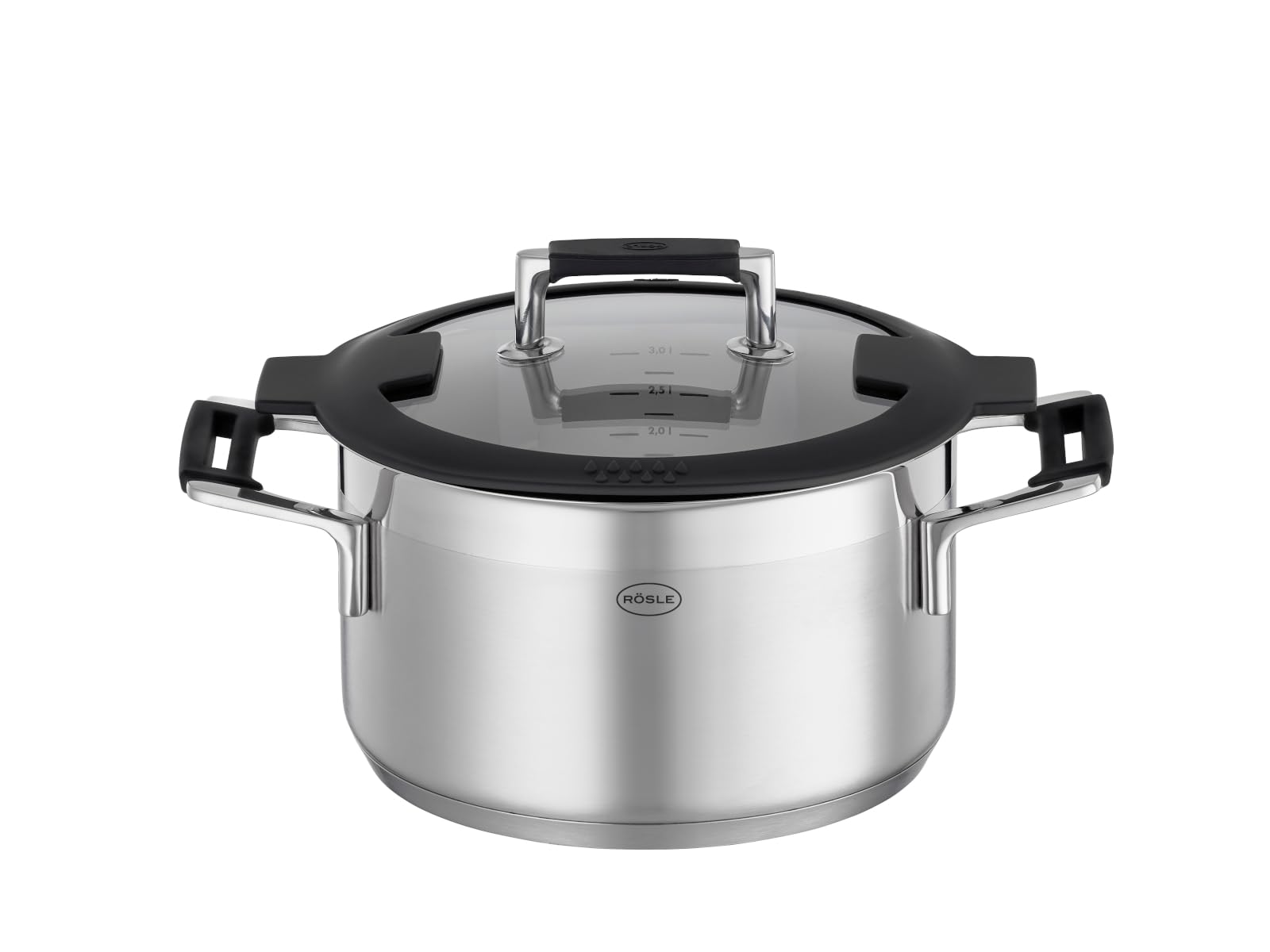 r-sle-silence-pro-faitout-inox-18-10-verre-20-cm-3-5-l image 1