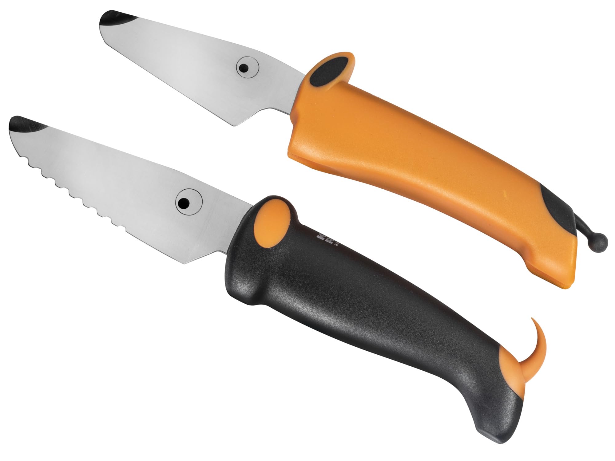 kuhn-rikon-kinderkitchen-set-2-couteaux-chien-enfant-noir-et-orange image 1