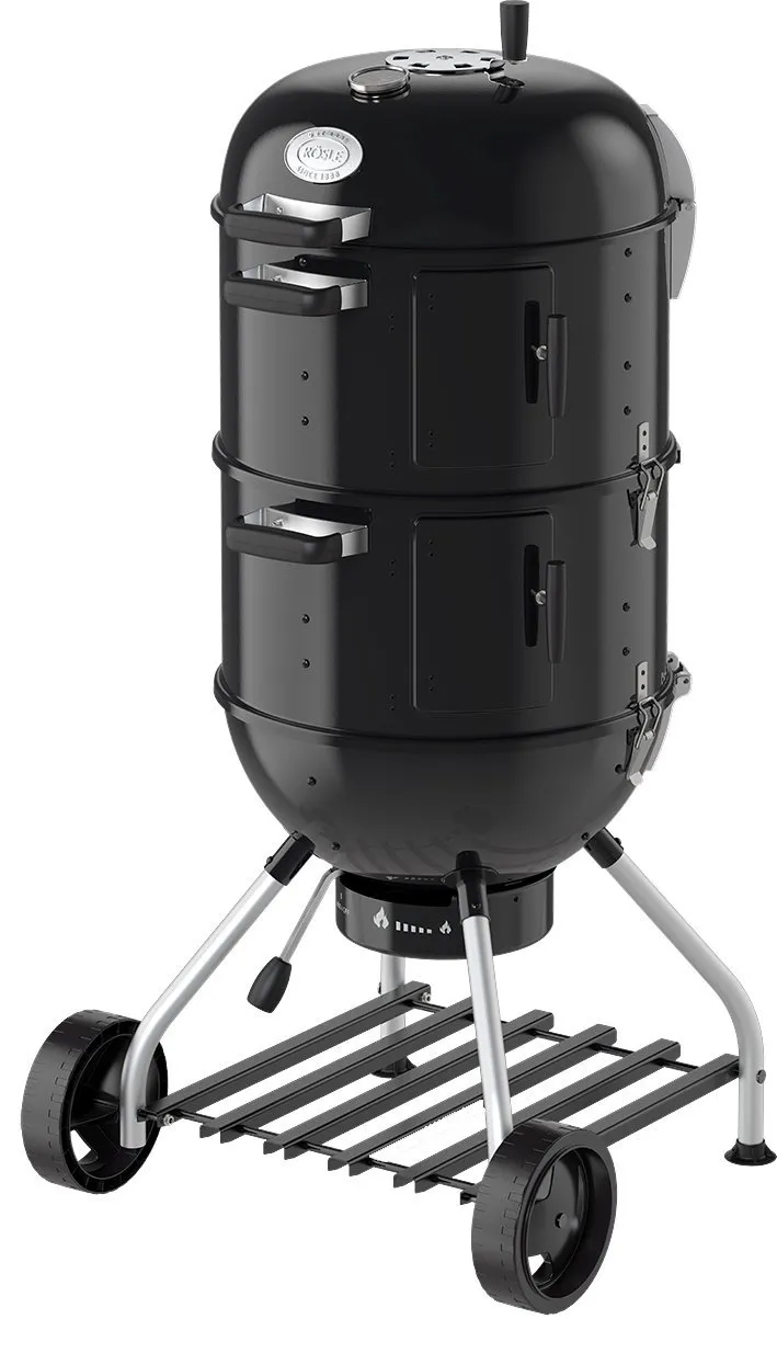 r-sle-smoker-no-1-f50-s-gril-charbon-2x-50-cm-avec-r-servoir-eau-7-l image 1