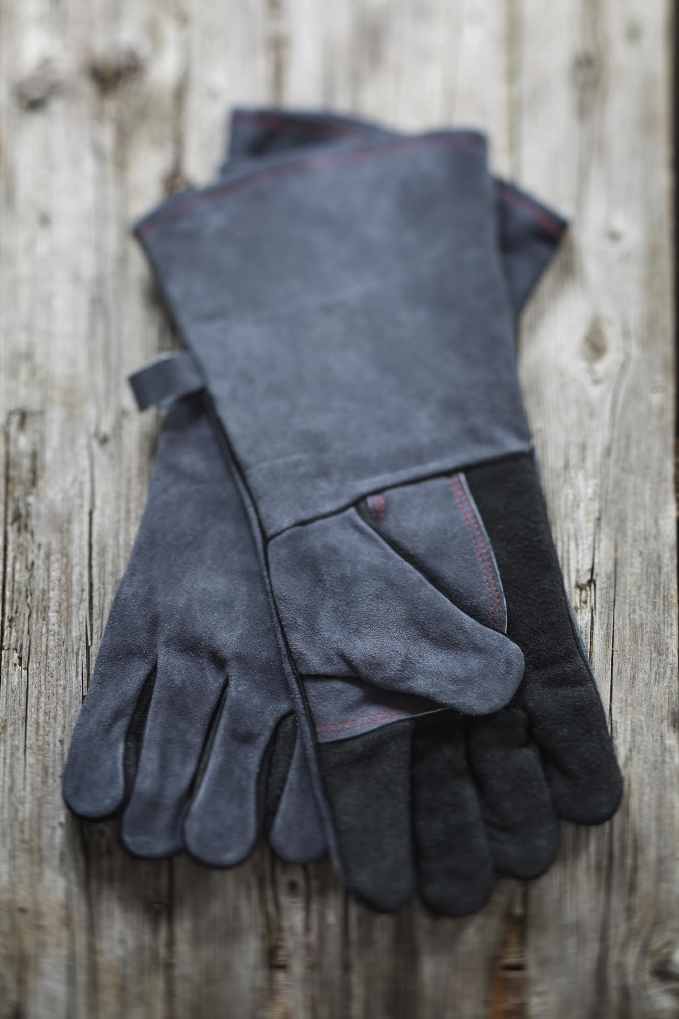 r-sle-gants-de-barbecue-cuir-taille-24-xl-gris-noir image 2