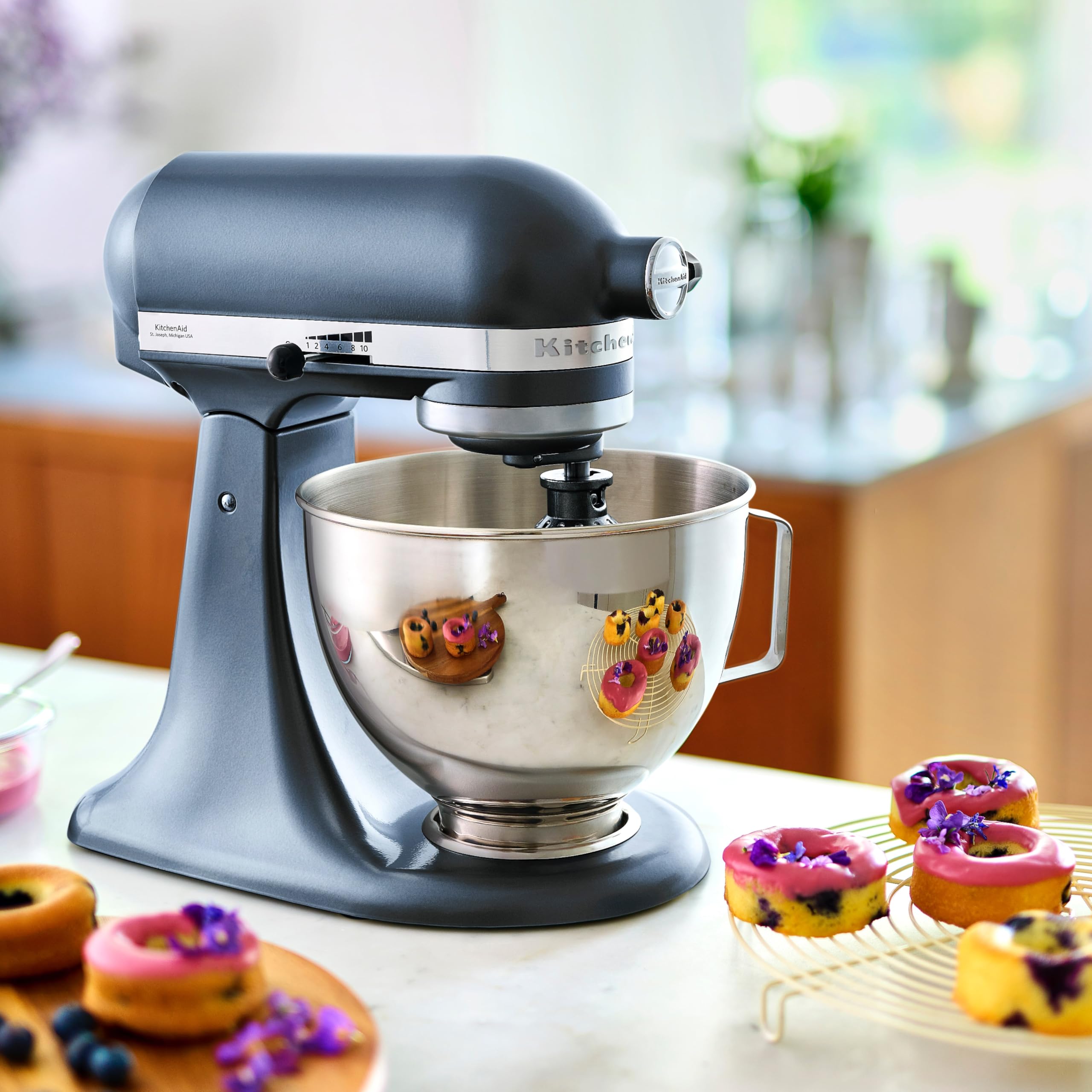 kitchenaid-classic-robot-p-tissier-4-3-l-bleu-acier image 5